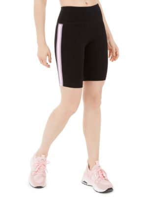 Calvin Klein - Ribbed-Stripe High-Waist Bike Short