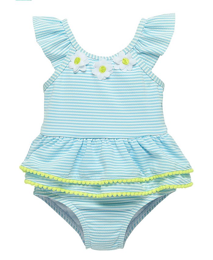 Wetsuit Club Toddler Girls One Piece Seersucker Bathing Suit Reviews Swimwear Kids Macy S