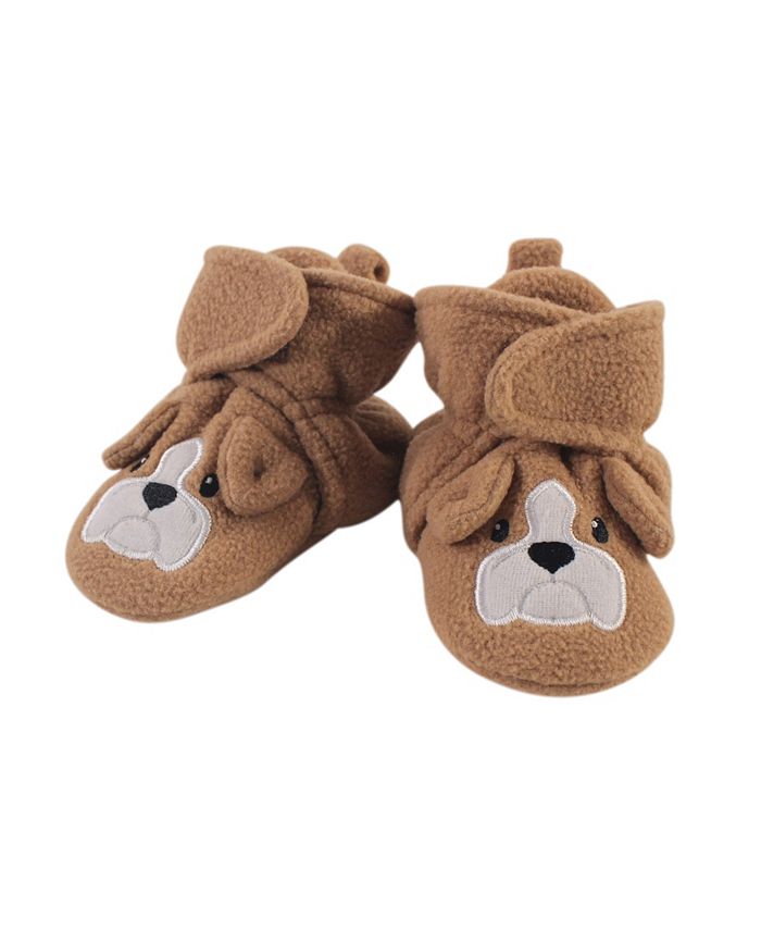 Hudson Baby Baby Girls and Boys Dog Cozy Fleece Booties Macy's