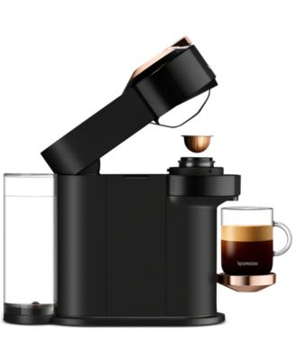 Vertuo Next Premium Coffee and Espresso Machine by De'Longhi in Black Rose Gold