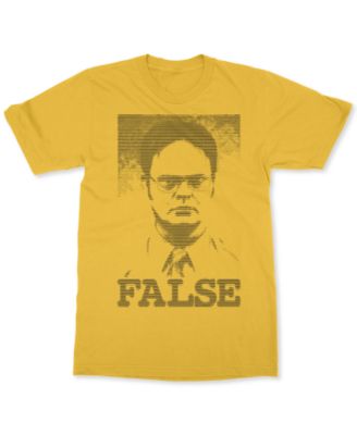 New World - Men's Dwight Schrute False Graphic T-Shirt