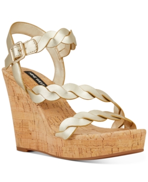 image of Nine West Brette Platform Wedge Sandals Women-s Shoes