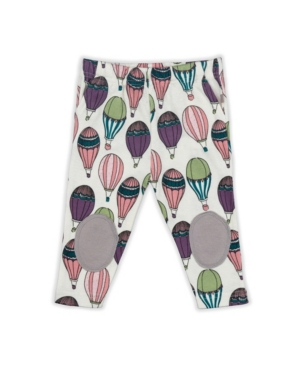 image of Pureheart Organics Baby Girls Hot Air Balloons Patch Trouser