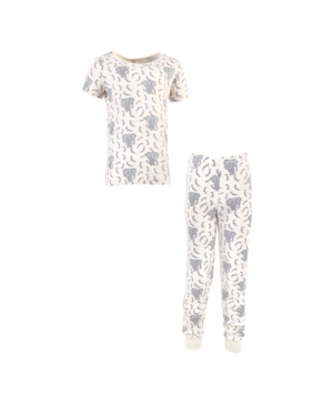 Touched by Nature Baby Girls and Boys Elephant Tight-Fit Pajama Set Pack of 2