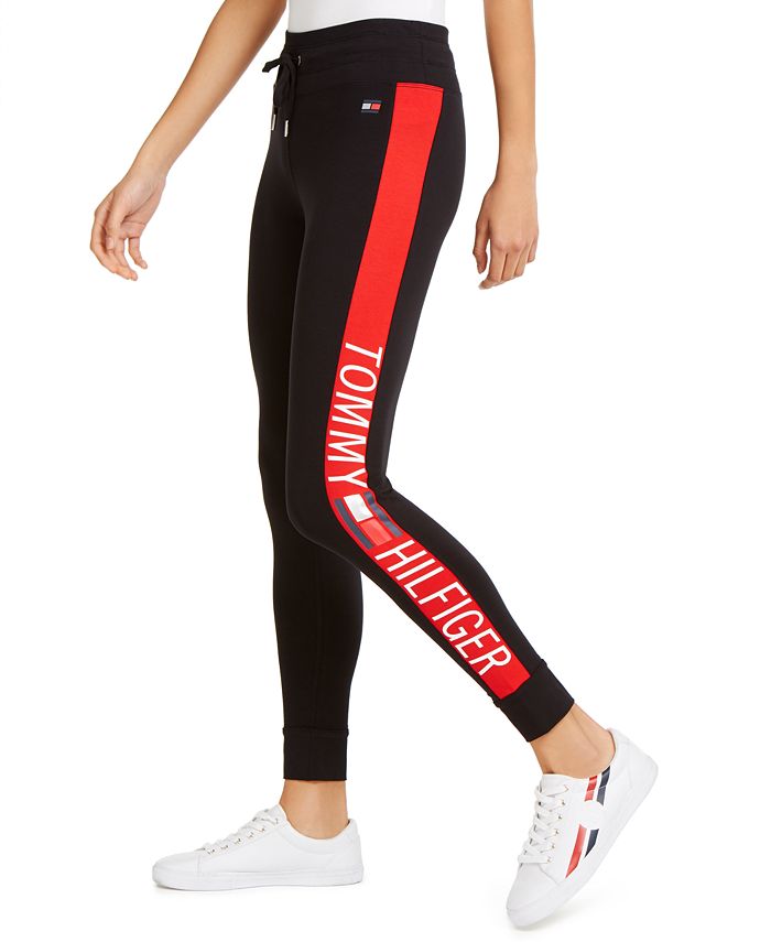 tommy hilfiger sport logo leggings