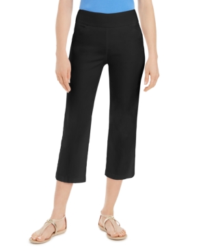 image of Charter Club Pull-On Crop Pants, Created for Macy-s