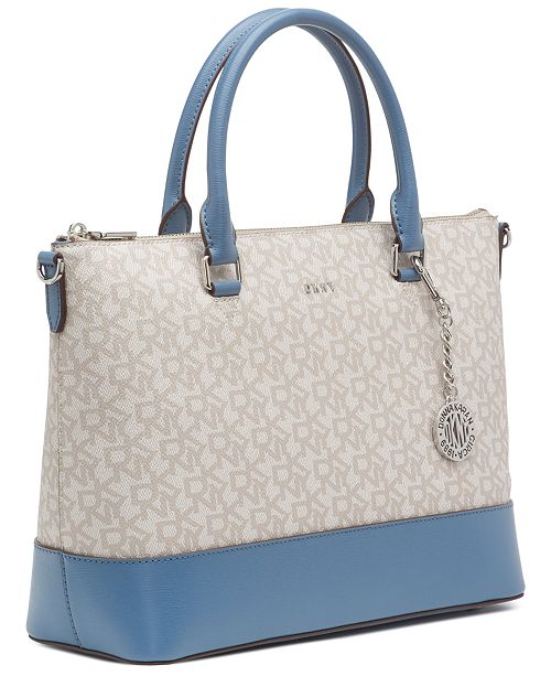 dkny bryant logo satchel