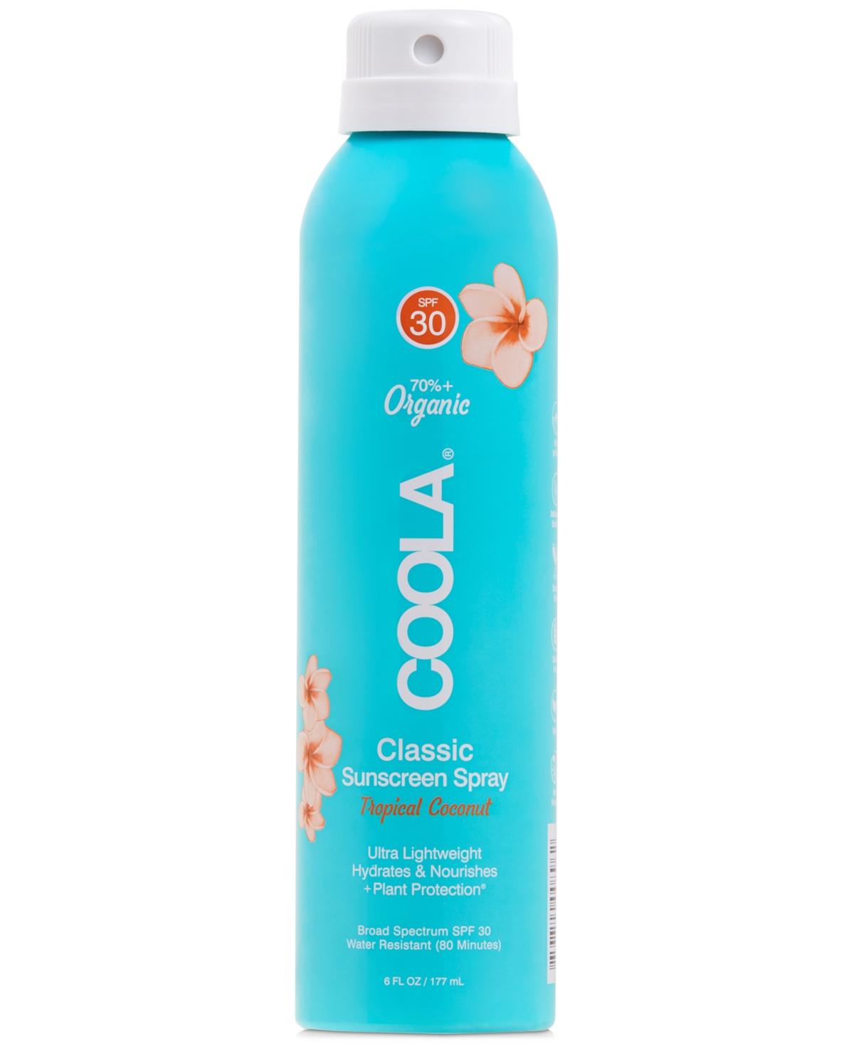 Classic Body Sunscreen Spray Spf 30 - Tropical Coconut, 6 oz.