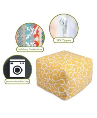 Fusion Ottoman Square Pouf 27" x 17"