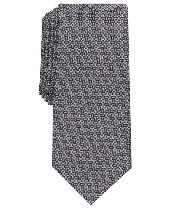 Alfani Men's Pearl Geo Necktie, Created for Macy's - Macy's