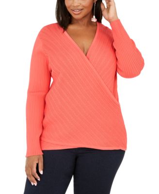 macys plus sweaters