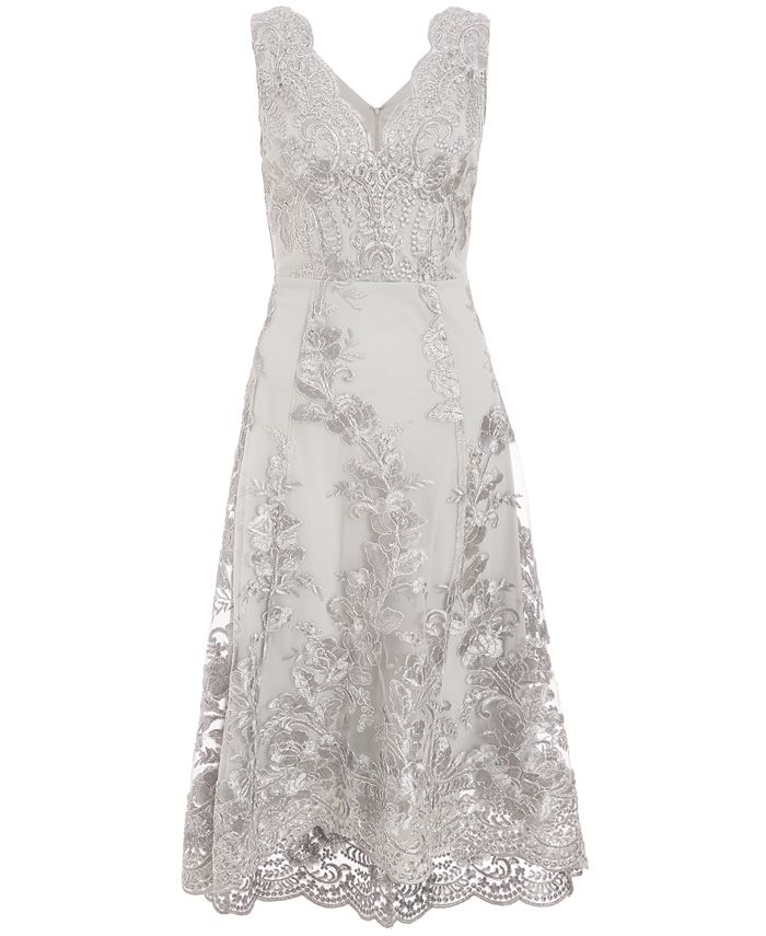 Quiz Embroidered LaceHem Dress Macy's