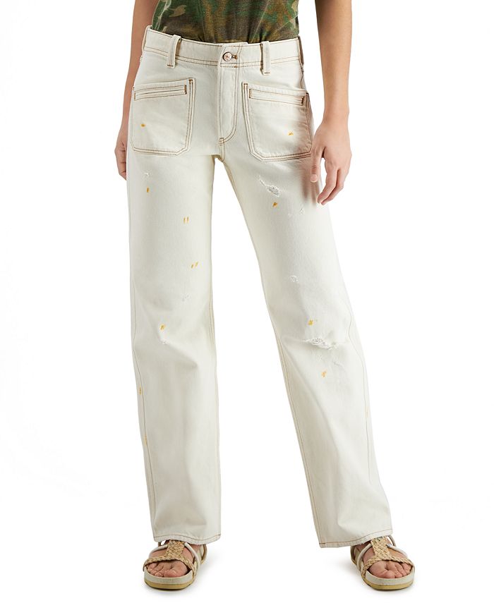 Free people boot cut jeans top