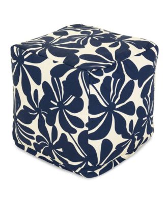 Pentation Ottoman Pouf Cube 17" x 17"