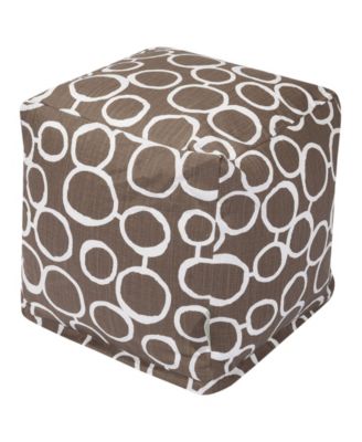 Fusion Ottoman Pouf Cube 17" x 17"