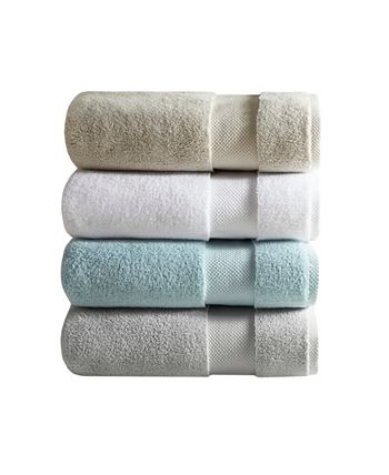 Madison Park Signature Splendor Charcoal 100% Cotton 6-Piece Towel Set