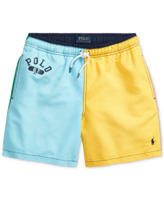 macys polo swim trunks