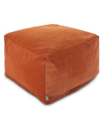 Villa Ottoman Square Pouf 27" x 17"
