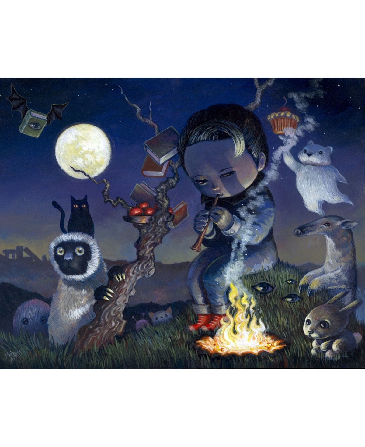 Eyes On Walls Aaron Jasinski A Prayer To Memory Museum Mounted Canvas 36