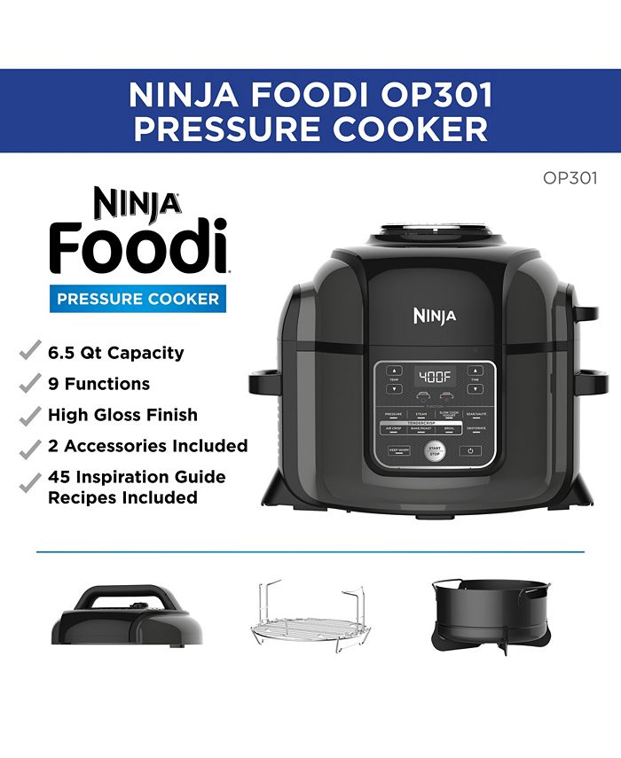 Ninja Foodi™ 9in1 6.5QT Pressure Cooker & Air Fryer with High Gloss