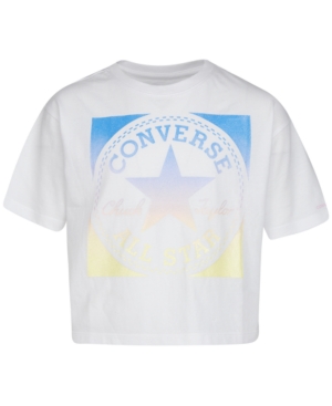 Converse Big Girls Boxy-Fit Logo Graphic Cotton T-Shirt