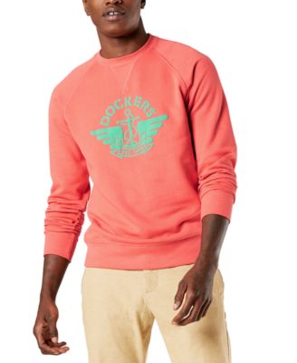 Dockers - Men's Regular-Fit Logo-Print Sweatshirt