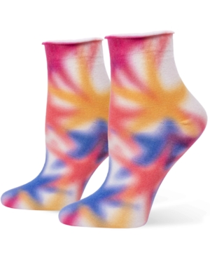 Hue Women's Tie-Dye-Print Socks