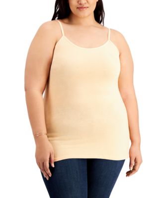 plus size spaghetti strap tops