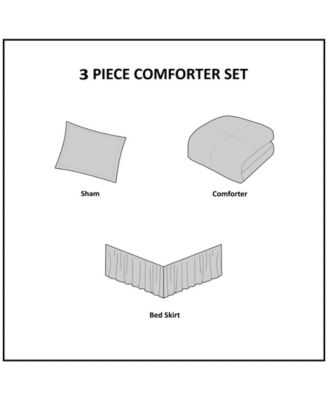 Coastline 3-Pc. Comforter Set, Twin