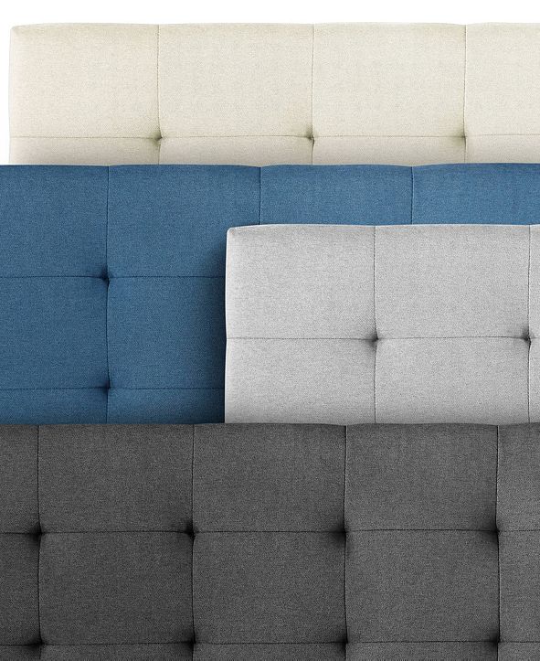 Dream Collection Square Tufted Mid Rise Headboard, King ...