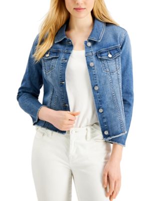 macy's denim jackets for women