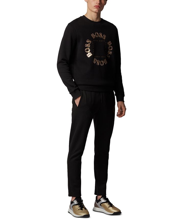 Hugo Boss Men s Salbo Circle Double Faced Sweatshirt Macy s