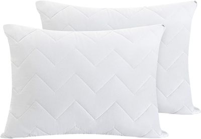 Quilted Waterproof and Hypoallergenic Pillow Covers - King Size - 4 Pack