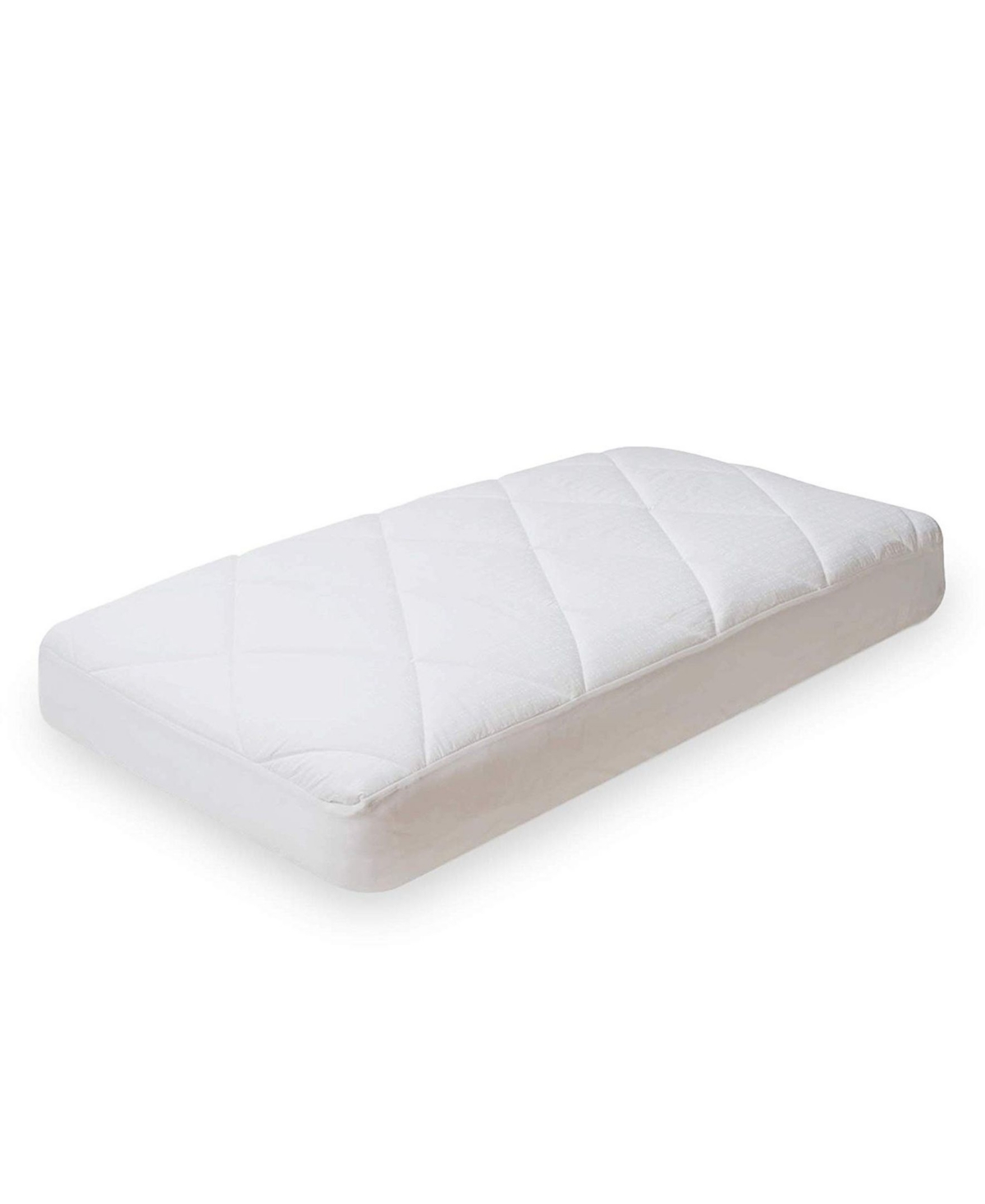 Maxi 100% Cotton Breathable Down Alternative Mattress Pad - White