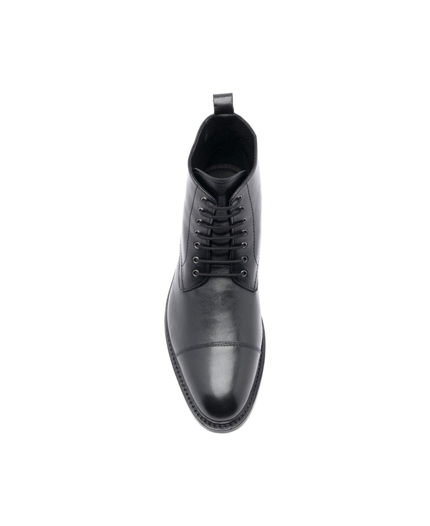 Мужские ботинки Anthony Veer Monroe Lace-Up Goodyear Casual Leather Dress Boots, цвет: Чёрный — фото 4