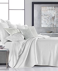 Hotel Collection Quilted King Coverlet Muse Cotton Blend Grey L97091 for sale online 