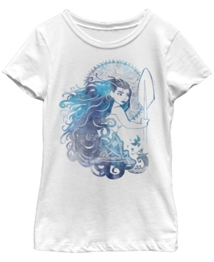 Big Girls Moana Hair Short Sleeve T-shirt
