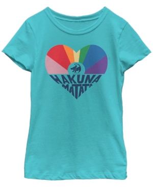 Big Girls Lion King Hakuna Pride Short Sleeve T-shirt