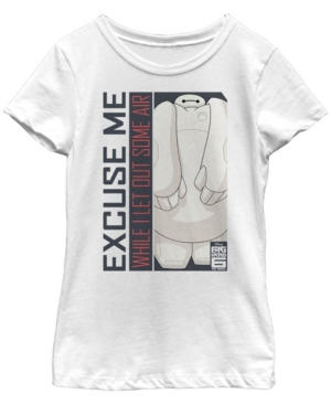 Big Girls Big Hero Six Series Excuse Me Short Sleeve T-shirt
