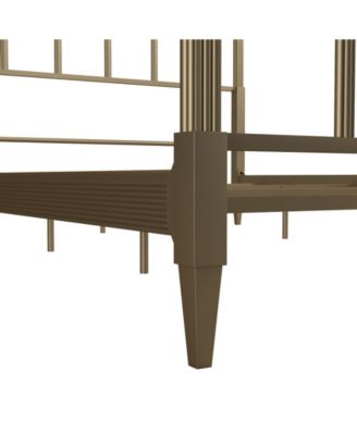 CosmoLiving By Cosmopolitan Blair Brass Metal Bed, Full