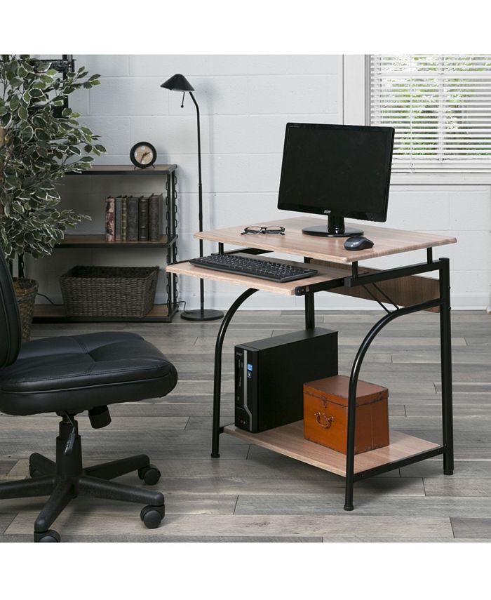 OneSpace Comfort Products Stanton Computer Desk with Pullout Keyboard