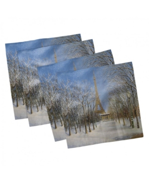 Ambesonne Country Set of 4 Napkins 12
