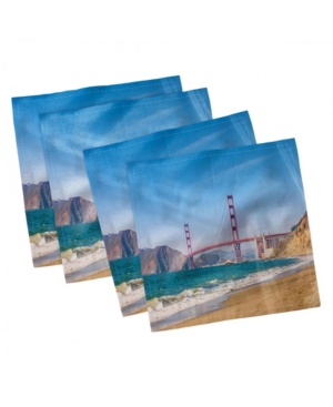 Ambesonne Landscape Set of 4 Napkins 12
