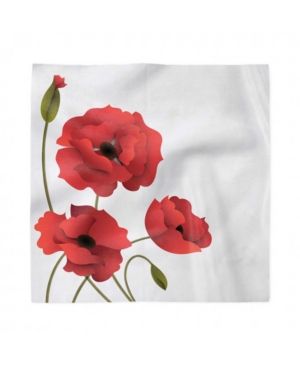 Ambesonne Floral Set of 4 Napkins 12