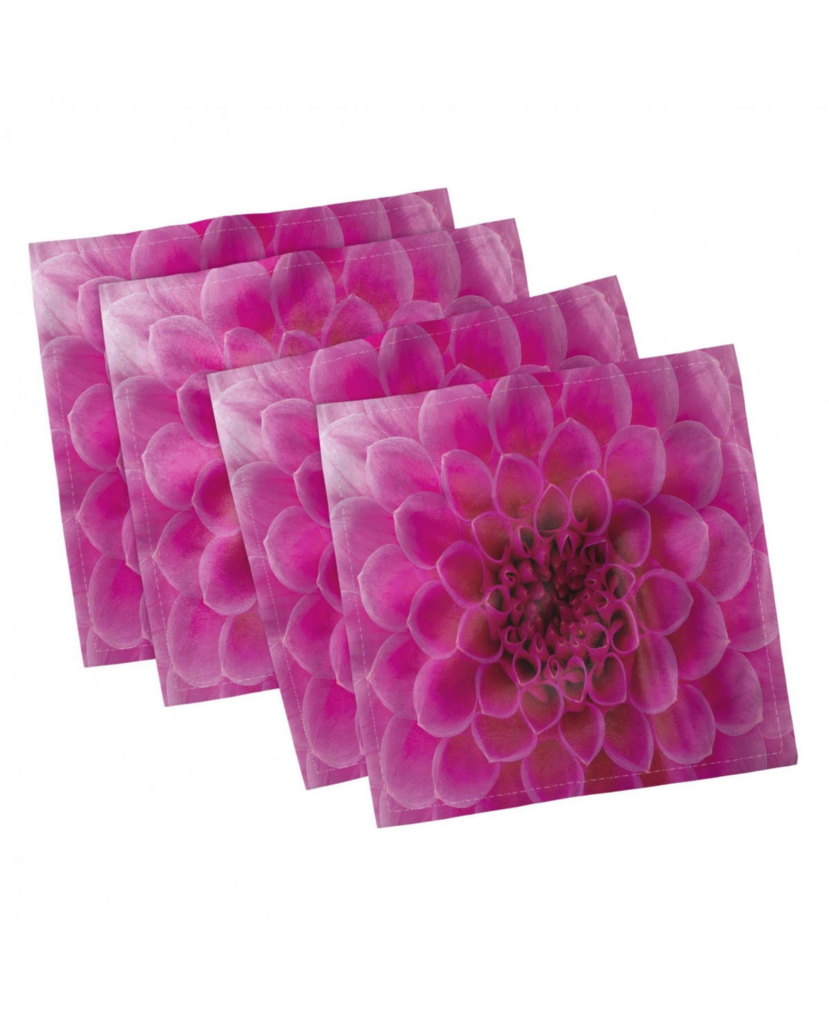 AMBESONNE FLORAL SET OF 4 NAPKINS, 12" X 12"