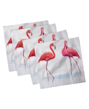 Ambesonne Animal Set of 4 Napkins 12
