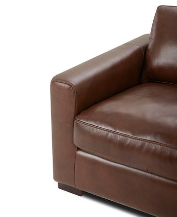 Chelby leather outlet sofa