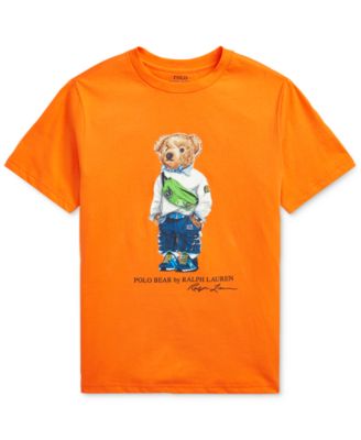 polo shirt with bear