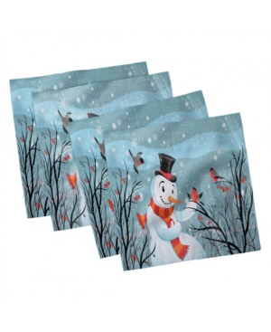 Ambesonne Christmas Set of 4 Napkins 12