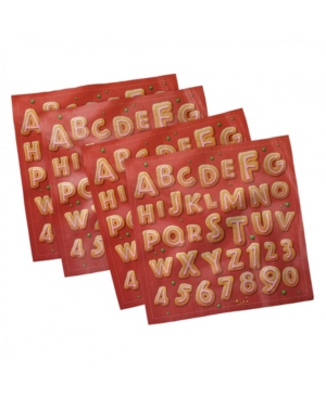 Ambesonne Cookie Set of 4 Napkins 12